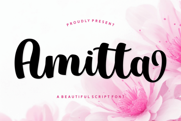 Amitta Font: Elegant Script for Editorial Design