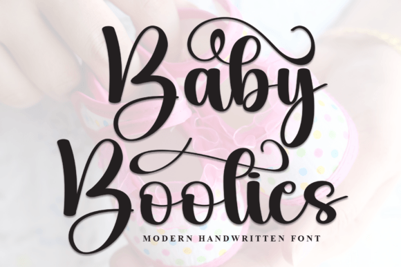 Baby Booties Font: A Playful Script for Branding