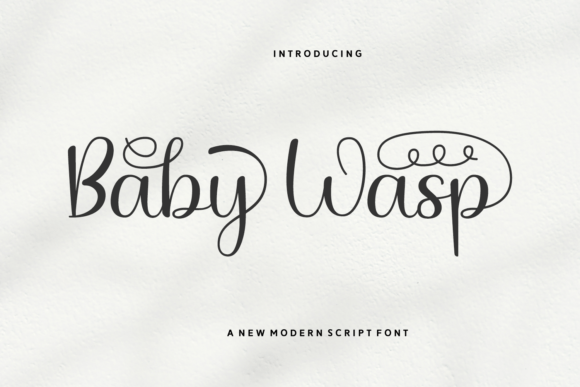 Baby Wasp: A Playful Script Font for Modern Branding
