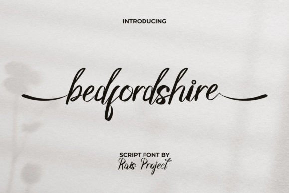 Bedfordshire Font for Handmade Crafters
