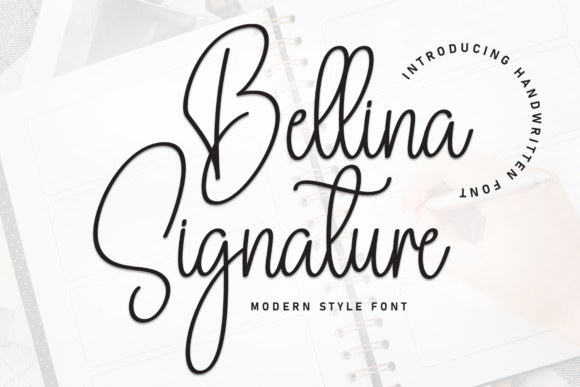 Bellina Signature Font for Elegant Branding