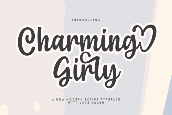 Charming Girly Font: A Sweet Script for Modern Design