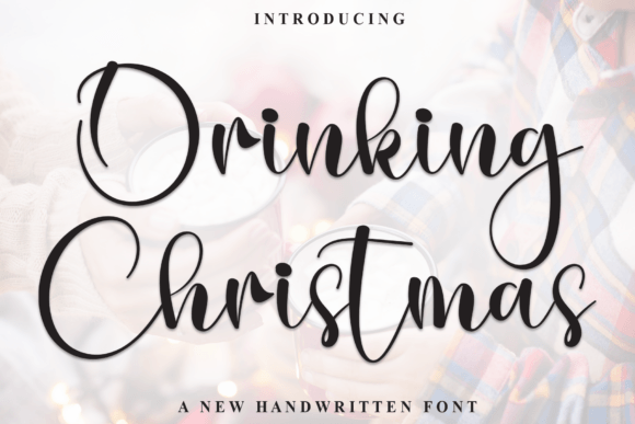 Drinking Christmas Typeface for Elegant Branding