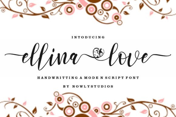 Ellina Love Font for Handmade Creators