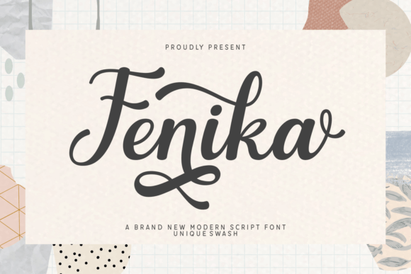 Fenika: A Modern Script Font for Small Business Branding