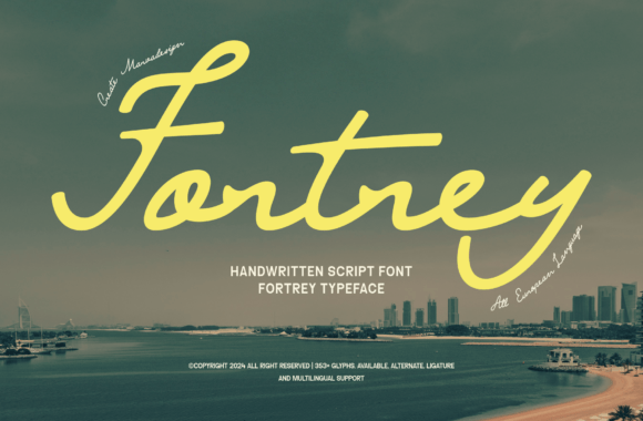 Fortrey: The Timeless Script Font for Makers