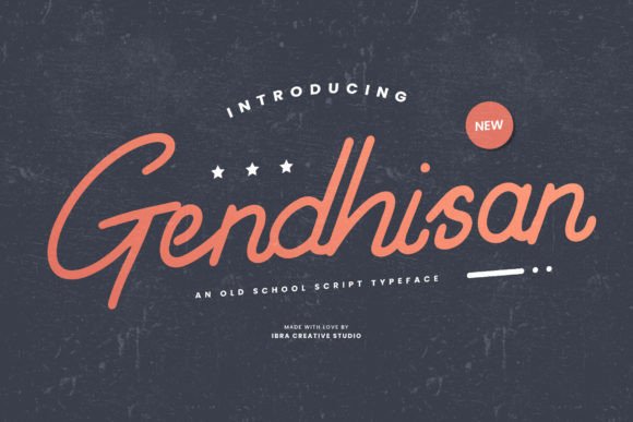 Gendhisan Script Font for Handmade Brands