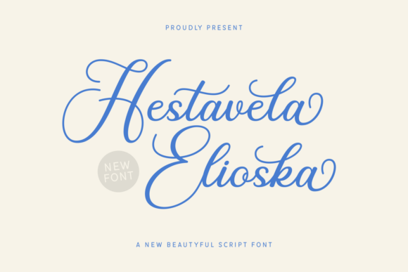 Hestavela Elioska: The Elegant Script Typeface