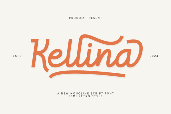 Kellina Font for Professional Brand Identity