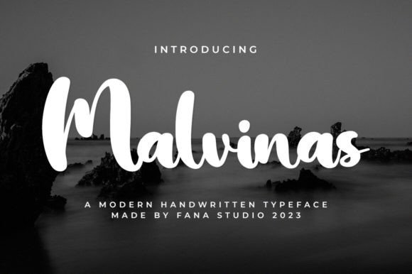 Malvinas: A Handwritten Font for Crafters