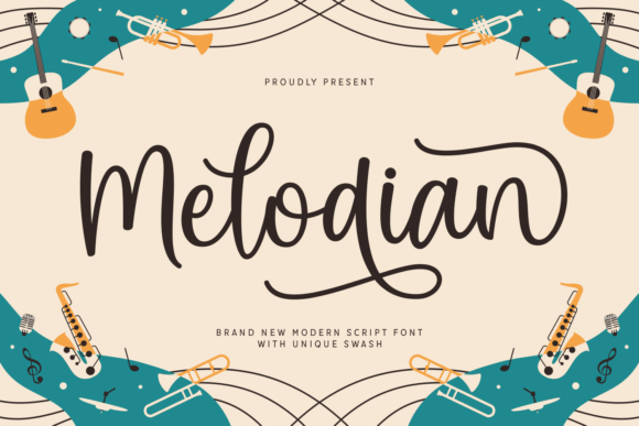 Melodian Script Font for Handmade Designs