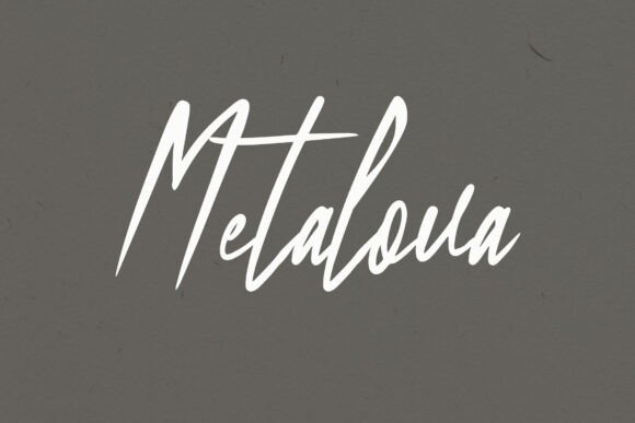 Metalova: The Elegant Script Font for Branding