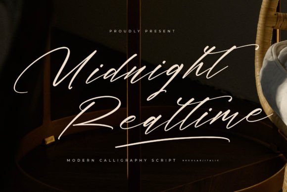 Midnight Realtime: A Premium Script Font Review