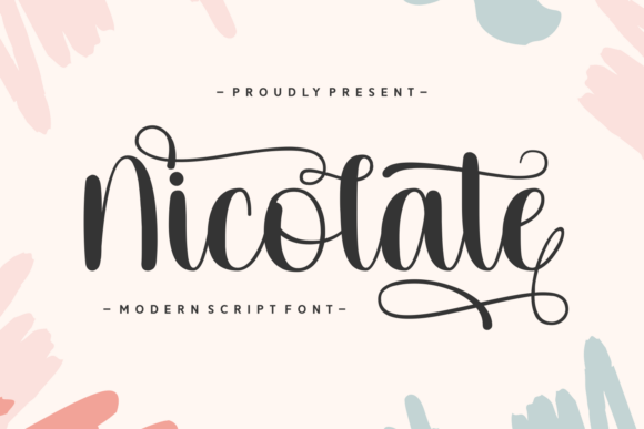 Nicolate: The Elegant Script Font for Makers