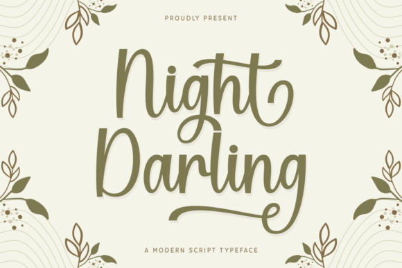 Night Darling Font for Handmade Branding