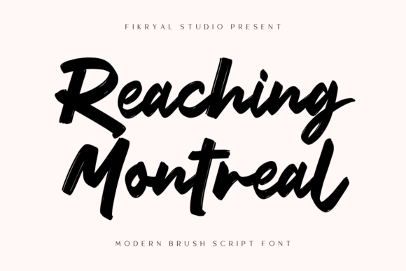 Reaching Montreal Font Review for Brand Designers