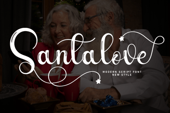 Santalove Script Font for Handmade Creators