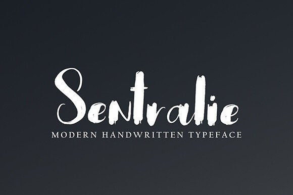 Sentralie: A Bold Script Font for Modern Branding