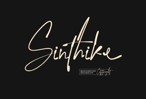 Sinthike: A Handwritten Font for Modern Web Design