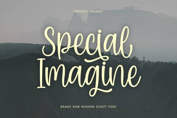 Special Imagine: A Graceful Script Font for Modern Editorial Design