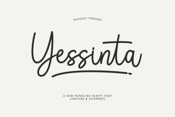 Yessinta Font Review: Modern Script for Branding